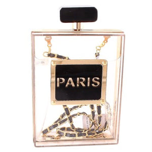 Paris Perfume Clutch Purse
